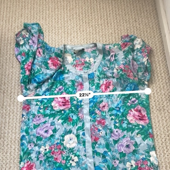 DIANE FREIS | 100% Silk Tunic Large - Picture 12 of 13